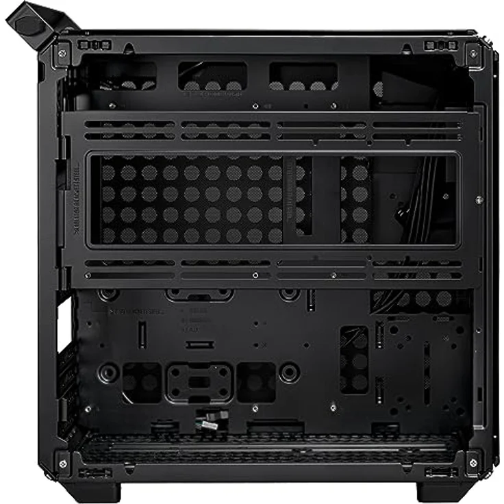Cooler Master Qube 500 Flatpack ATX PC-Gehäuse – Schwarz – Bild 2