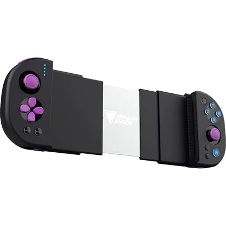 Nuance Dragon Photon Wireless Controller, Gaming Controller für Nintendo, Android, iOS, PC, Schwarz, mit 300 mAh Akku und 2 m USB-C Ladekabel