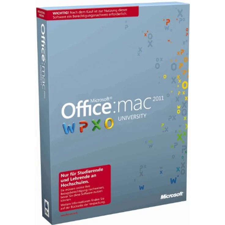 Microsoft Office Mac University 2011 - Berechtigungsnachweis erforderlich – Bild 1