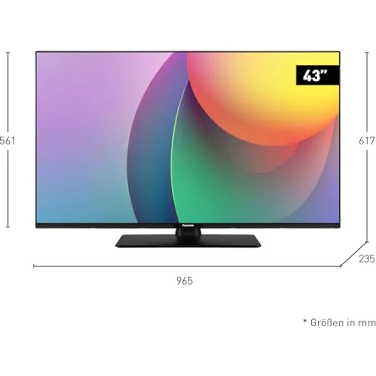 Panasonic TB-43W60AEZ, W60 Serie 43 Zoll 4K Ultra HD LED Smart TV, Dolby Vision & Atmos, Game Mode Plus, Rahmenloses Design, für ein außergewöhnliches visuelles Erlebnis – Bild 2