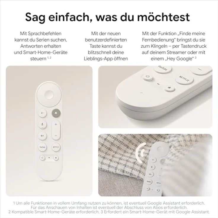 GOOGLE Google TV Streamer (4K) 32 GB, Porcelain – Bild 6