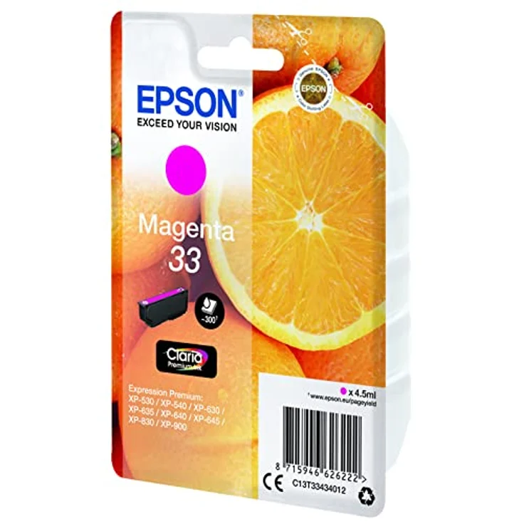 Epson C13T33434022 Magenta Original Tintenpatronen Pack of 1 – Bild 4