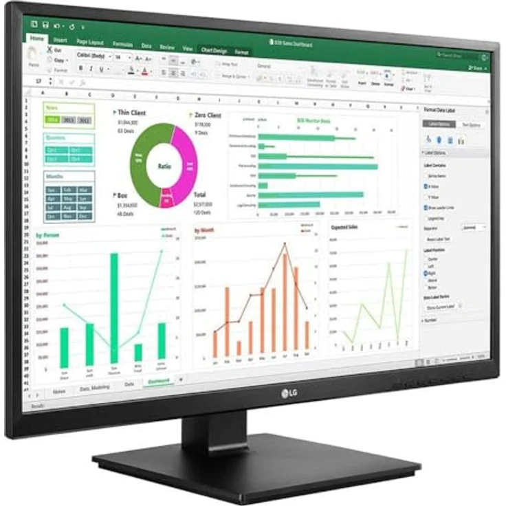 LG Monitor 27BN55UP-B 60,5 cm (23.8 Zoll) 1920 x 1080 Pixel Full HD IPS, schwarz – Bild 6