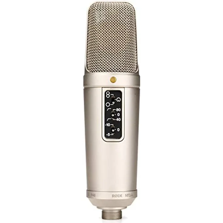 RØDE NT2-A Vielseitiges Großmembran-Kondensatormikrofon mit umschaltbarer Richtcharakteristik, Pad und Hochpassfilter für Gesangs- und Instrumentenaufnahmen