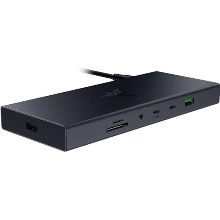 Razer USB 4 Dock - High-Speed-Dock für Gaming und Produktivität - Dual-Display-Unterstützung, 14-Port, Schwarz