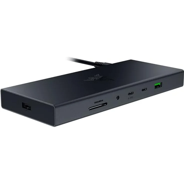 Razer USB 4 Dock - High-Speed-Dock für Gaming und Produktivität - Dual-Display-Unterstützung, 14-Port, Schwarz – Bild 1