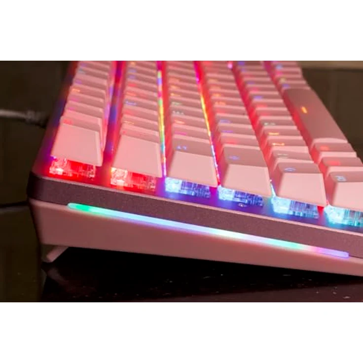 Glorious GMMK 2 Full-Size Tastatur - Fox Switches, DE-Layout, pink – Bild 9