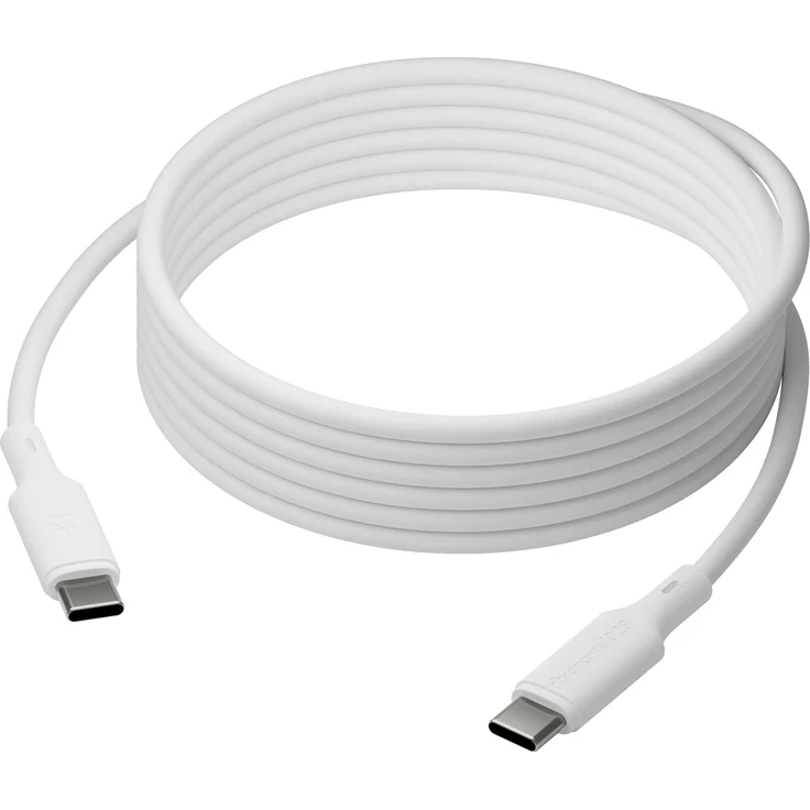 dbramante1928 CB30CCWH7242, USB-C Kabel mit 3 m Länge und 100 W Power Delivery, weiß