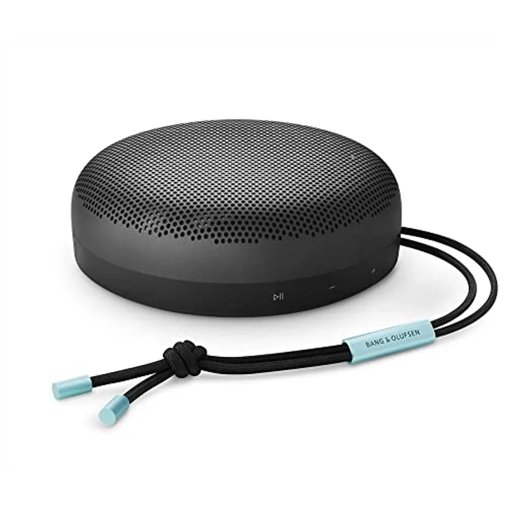 Bang & Olufsen Beosound A1 (2. Gen) – Kabelloser tragbarer IP67 wasserdichter Bluetooth-Lautsprecher mit 360° Sound + 3 Mikrofone, Alexa und USB-C Ladekabel, 18 Stunden Akkulaufzeit - Anthra/Oxy – Bild 1