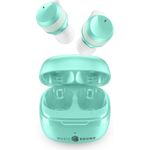 Cellularline Music Sound Flow - V5.3 TWS wireless Bluetooth headphones with charging case (green)