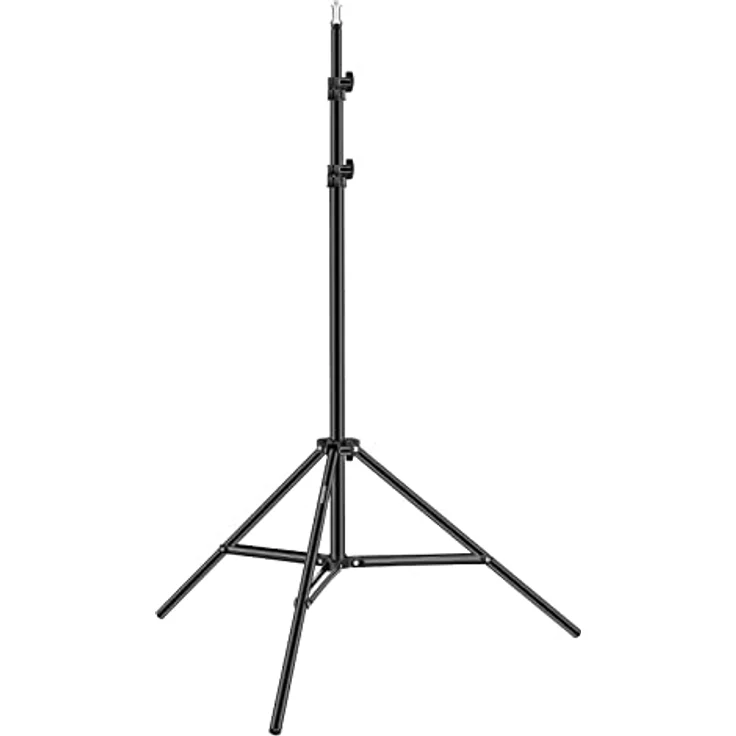 Neewer Fotografie-Lichtstativ, 3-6.6ft/92-200cm höhenverstellbarer Stativständer für Reflektoren, Softboxen und Lichter, Tragfähigkeit 17,6lb/8kg – Bild 1