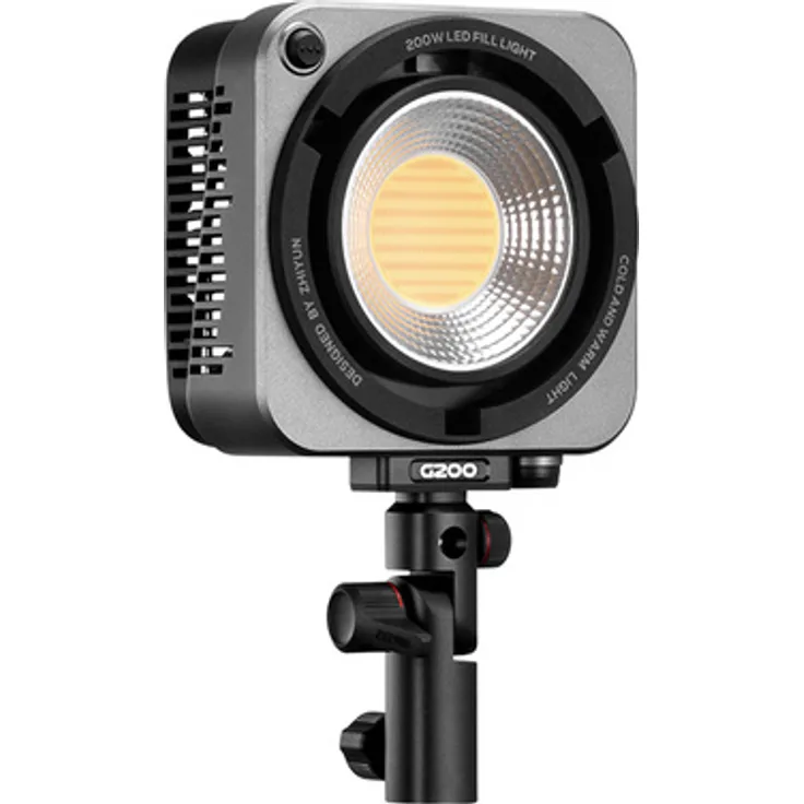 Zhiyun Molus G200, 300W COB-Licht mit DynaVort-Kühlsystem, Bowens Mount, Farbtemperatur 2700-6500 K, inkl. Reflektor und Transporttasche