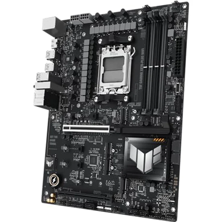 Asus Tuf X870-Pro Wifi7 W Neo (Am5) (D), ATX-Mainboard mit 16+2+1 Leistungsstufen, DDR5, PCIe 5.0, 4 M.2-Steckplätzen, 5Gb Ethernet, weiße Farbe – Bild 5