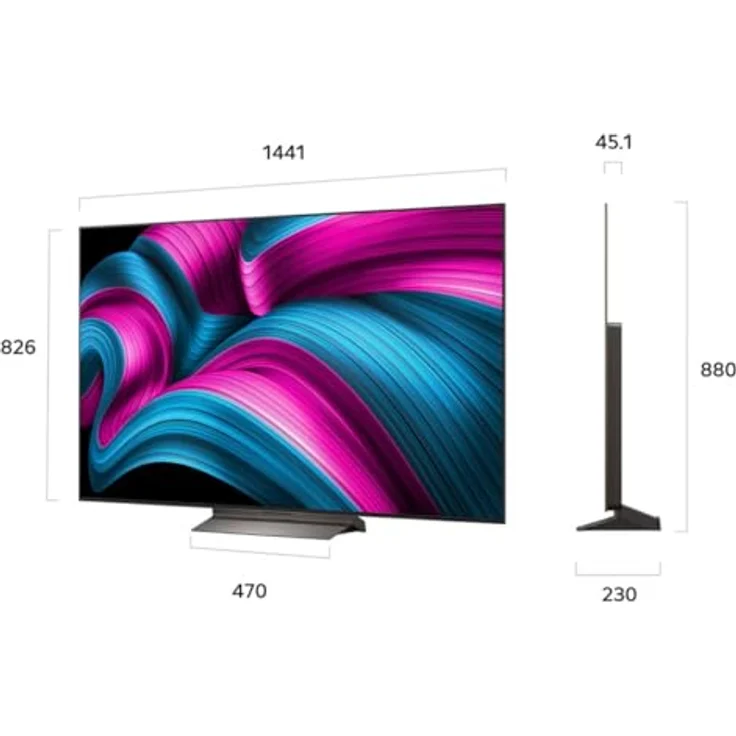 LG OLED65C5ELB, 65 Zoll 4K OLED evo TV mit Alpha9 Gen8 AI Prozessor und Dolby Atmos, schwarz – Bild 5