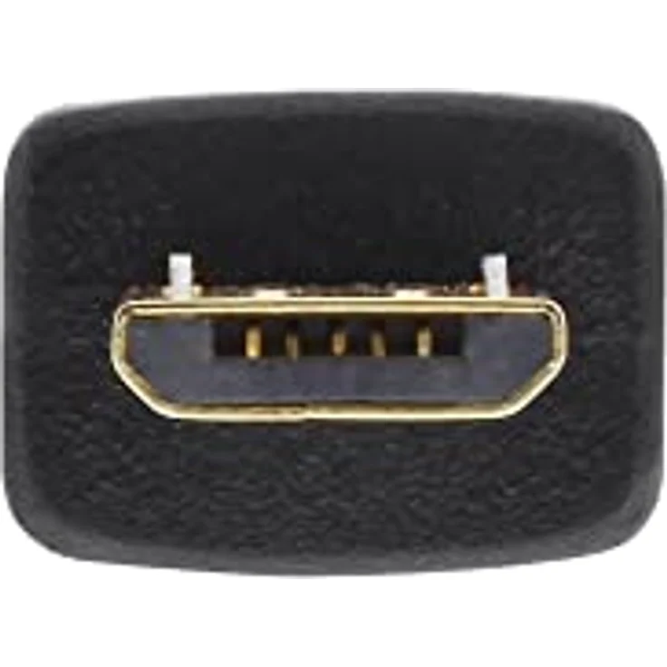 InLine 31720F Micro-USB 2.0 Flachkabel, USB-A Stecker an Micro-B Stecker, 2m – Bild 2