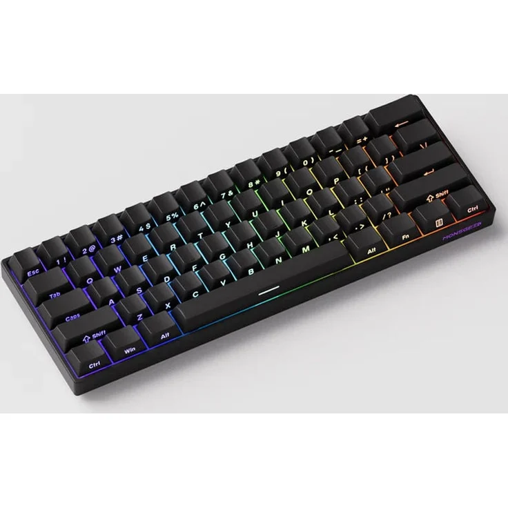 Akko MonsGeek FUN60 Pro Wireless Gaming-Tastatur, RGB, Glare Magnetic Switch – schwarz, ANSI (US)