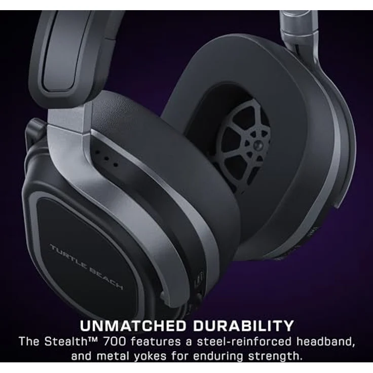 TURTLE BEACH Stealth 700 Gen 3 PS, kabelloses Over-ear Gaming-Headset mit 80 Stunden Akkulaufzeit und K.I.-Noise Reduction, schwarz – Bild 10