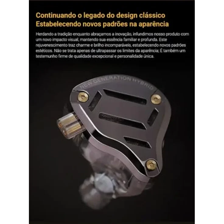 KZ ZS10 PRO 2 NO MIC, In-Ear-Kopfhörer mit Frequenzbereich von 20 bis 40.000 Hz, abnehmbarem Kabel und ergonomischem Design – Bild 2