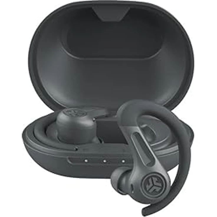 JLab JBuds Sport, In-Ear Bluetooth Kopfhörer TWS mit 14 h Laufzeit, IP66, Graphit – Bild 2