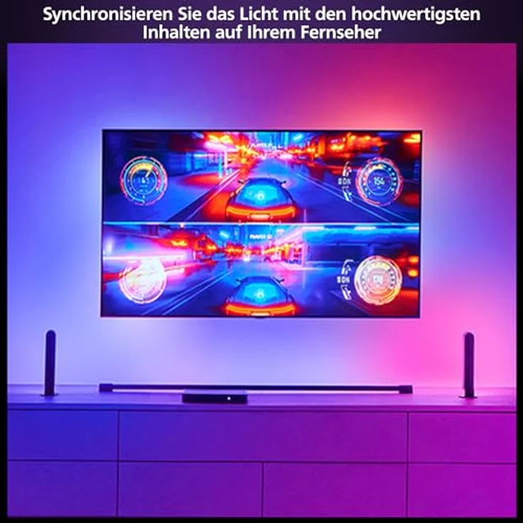 Philips Hue Play HDMI-Synchronisationsbox 8K - Synchronisiert bis zu 10 Hue Lampen mit Games, Filmen und Musik - Erfordert Hue Bridge - Unterstützt Dolby Vision HDR10+ – Bild 3