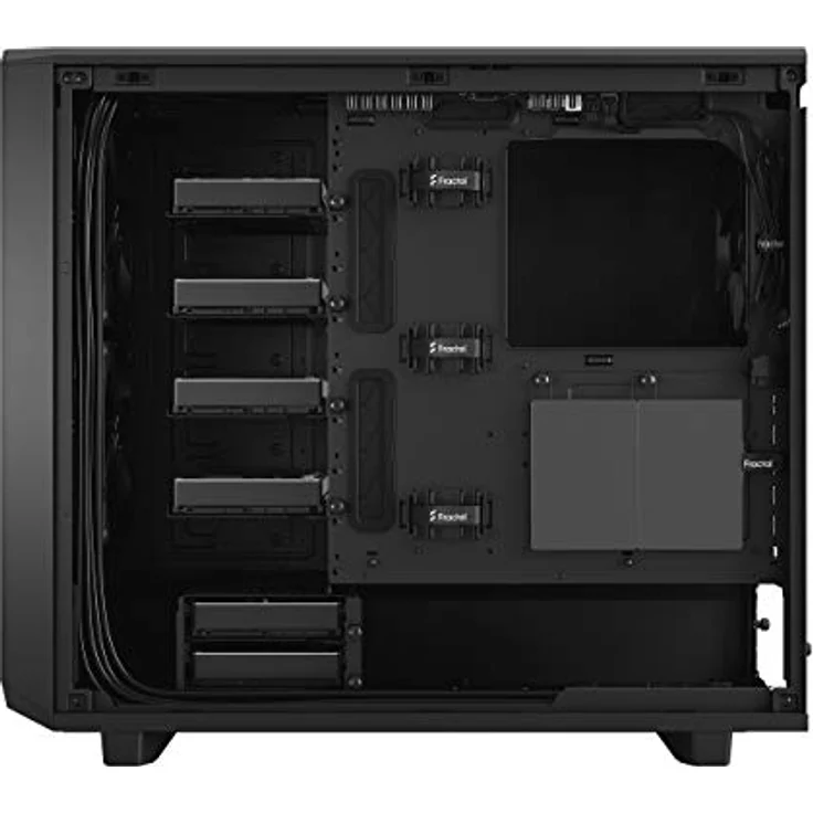 Fractal Design Meshify 2 Black, Flexibles ATX Computer Gehäuse, schwarz – Bild 5