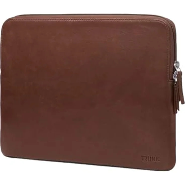 Trunk MacBook Pro Hülle, Ledertasche für 14" Apple Laptop, Braun, schlankes Design, maximaler Schutz – Bild 2