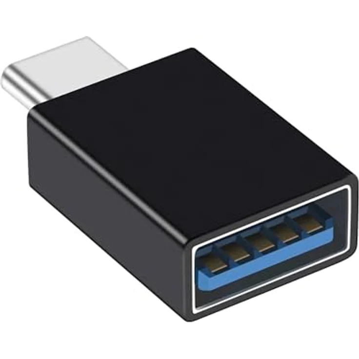RealPower REALP-439628 Magnetic Charge3, USB-Kabel 3 Amp, 20 cm, schwarz mit abnehmbaren USB-C-Adaptern – Bild 2