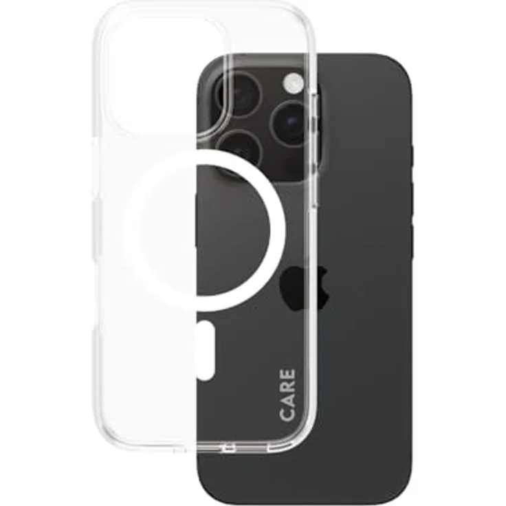 PanzerGlass CARE FlagShip MagSafe Schutzhülle für Apple iPhone 16 Pro 16 cm (6,3 Zoll) 2024, 4,5 m Fallschutz, Vergilbungsschutz, schlankes Profil, erhöhte Kameralünette, MagSafe-kompatibel – Bild 1