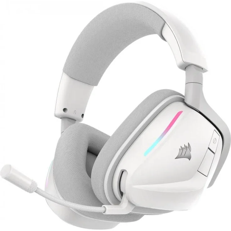 Corsair VOID V2, Wireless Gaming Headset für Sony PlayStation 5, Over-Ear Design, weiss