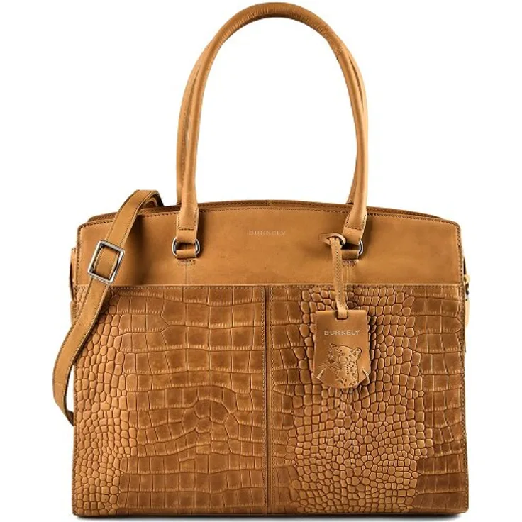 Burkely Cool Colbie Aktentasche, Leder 40 cm, Laptopfach, braun
