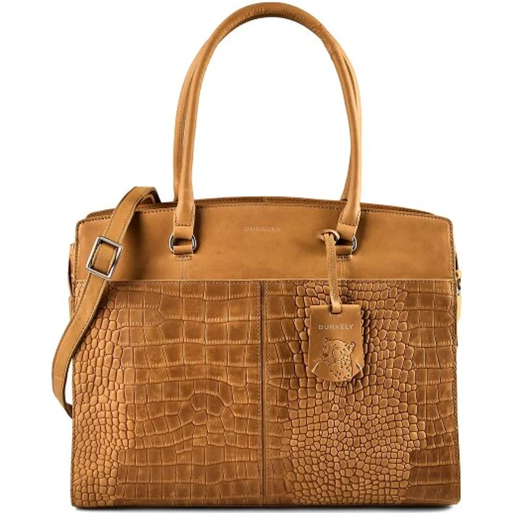 Burkely Cool Colbie Aktentasche, Leder 40 cm, Laptopfach, braun