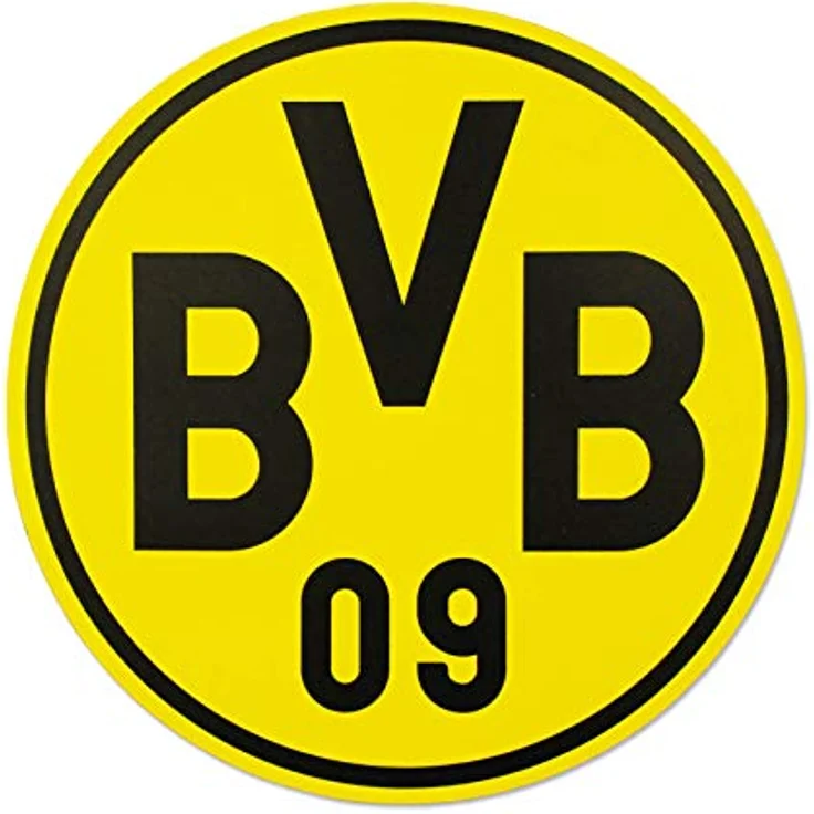 BVB 9404100 Mousepad rund schwarz/gelb – Bild 2