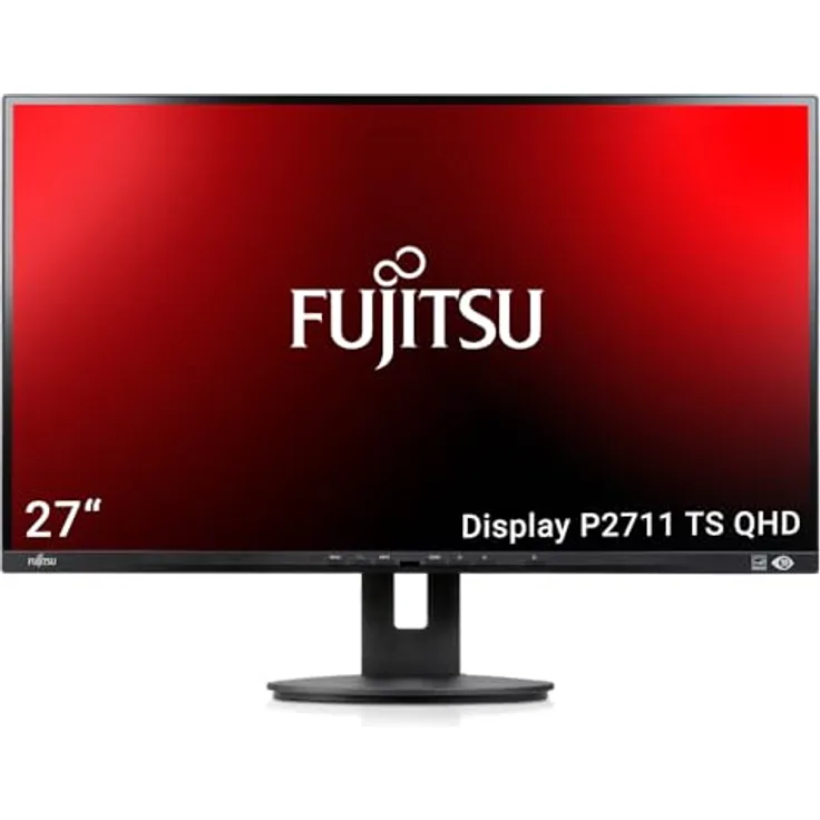 Fujitsu P2711 TS QHD Skaerm - LED Bagly, Office-Monitor mit hoher Auflösung