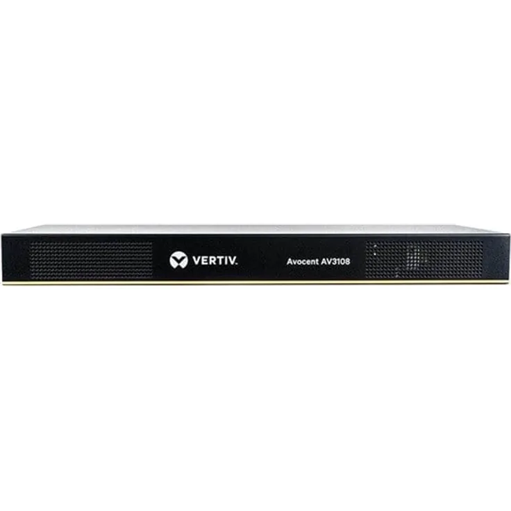 Emerson Network Power Avocent AutoView, KVM-Switch mit 8 Ports, Rack-montierbar, 1 lokaler und 1 IP-Benutzer