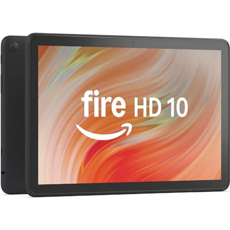 Amazon Fire HD 10-Tablet (2023), 10,1 Zoll Full HD, Octa-Core, 3 GB RAM, 32 GB, bis zu 13h Akkulaufzeit, schwarz, mit Werbung