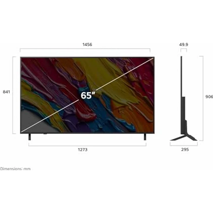 LG 65QNED82A6B, 65 Zoll 4K QNED AI TV mit α7 Gen8 Prozessor, webOS 25, 60Hz, Dynamic QNED Color-Display und HGiG-Unterstützung – Bild 5