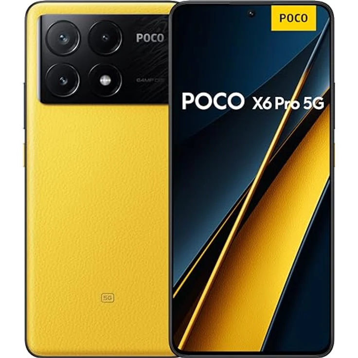 Xiaomi POCO X6 Pro 5G, 12GB RAM, 512 GB Speicher, Gelb – Bild 1