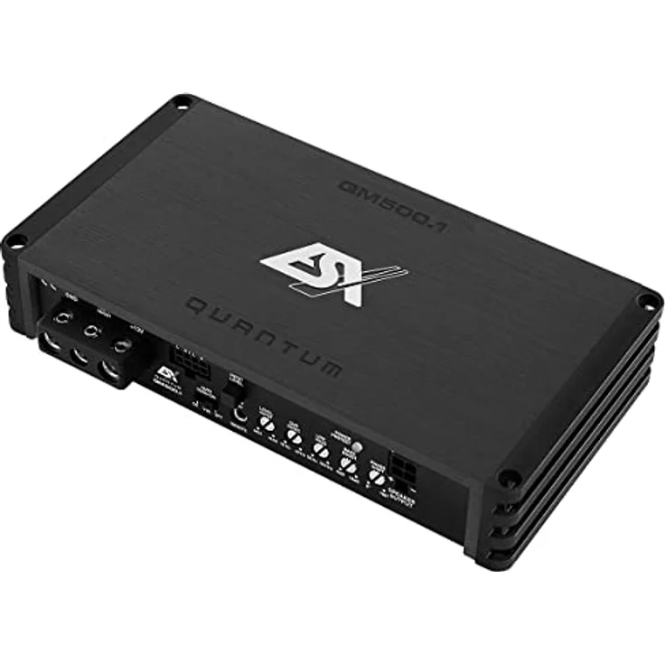 ESX QM500.1, Mono Class D Mini Digital Verstärker mit 500 Watt RMS Ausgangsleistung, schwarz – Bild 2