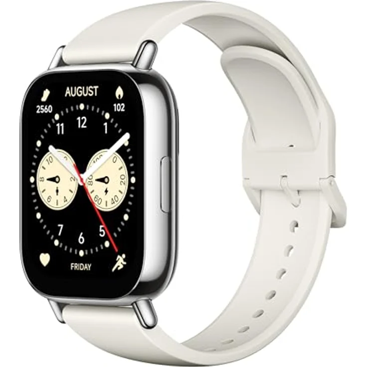 Xiaomi Redmi Watch 5 Lite Smartwatch, 1.96" AMOLED Display, 18 Tage Akku, 150+ Sportmodi, GPS, Herzfrequenz- und SpO₂-Tracking, 5ATM Wasserdicht, Always-On-Display, Bluetooth-Anrufe - Gold – Bild 2