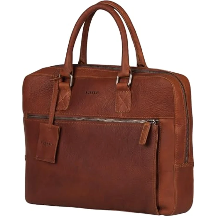 Burkely Antique Avery Aktentasche, 38 cm Leder mit Laptopfach, braun – Bild 3
