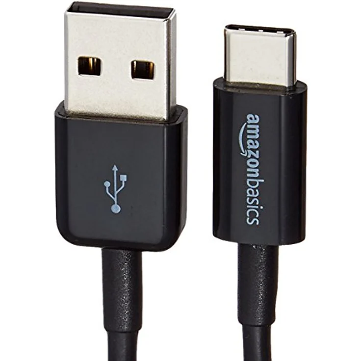 AmazonBasics USB Typ C auf USB A 2.0 Kabel, 0,9 Meter, Schwarz, 5er Pack – Bild 3