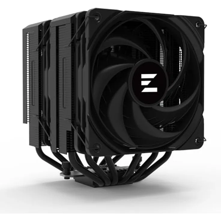 Zalman CNPS14X Duo, Dual-Tower CPU-Kühler mit 270W TDP, zwei 120mm Lüftern und sechs Heatpipes, schwarz