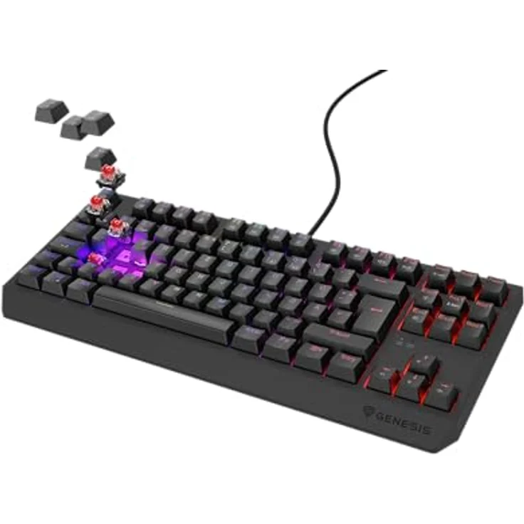 Genesis Gaming Tastatur THOR 230 TKL red kabelgeb. (DE) – Bild 6