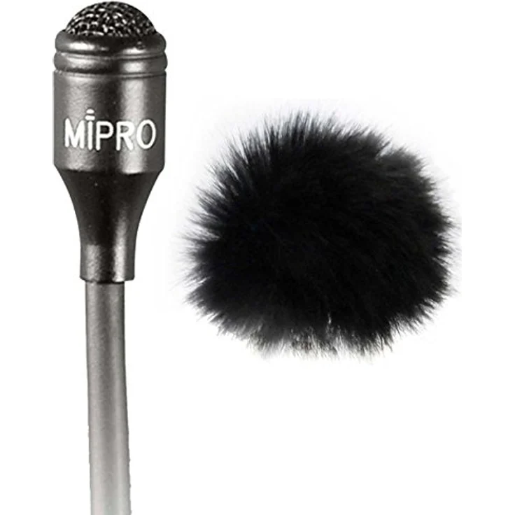 Mipro MU 55 L Kondensator Lavalier Ansteckmikrofon + keepdrum WS05 Mini Fell-Windschutz – Bild 1