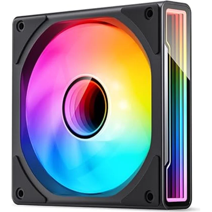 Jonsbo ZK-120B 3er-Pack Gehäuse-Lüfter, RGB - schwarz, 120-mm-PWM, bis zu 2.200 U/min, max. 36,6 dB(A) – Bild 6