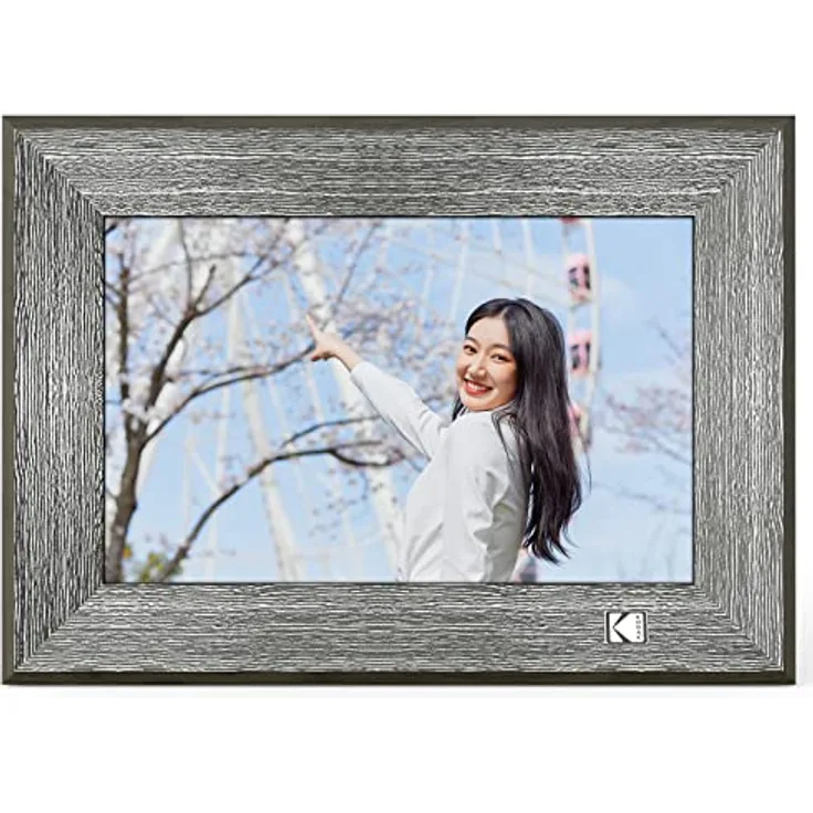 KODAK RCF-1013W Digitaler Bilderrahmen WiFi 10 Zoll IPS Touchscreen Grau