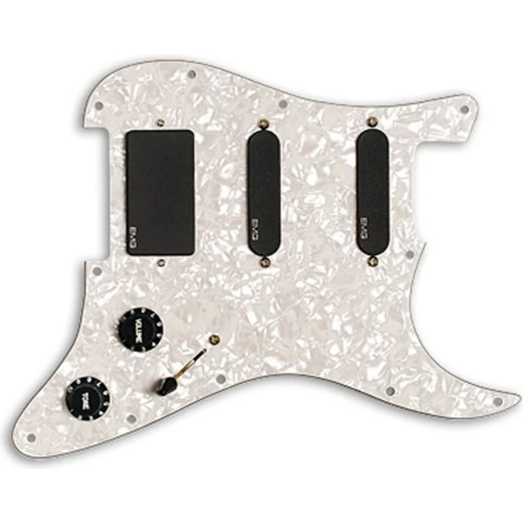 EMG KH20 Kirk Hammet, Komplettes Tonabnehmer-Set mit S/S/81 Pickups und weißem Perloid Schlagbrett – Bild 2