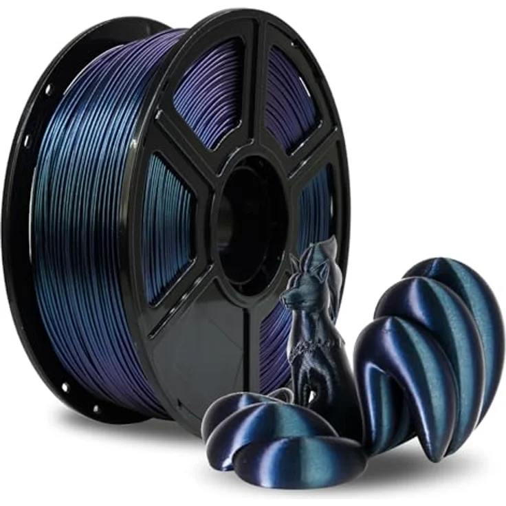 FLASHFORGE ABS Filament 1.75mm, Burnt Titanium Chamäleon, Farbwechsel, hitzebeständig, 1KG Spule (2.2lbs) – Bild 1