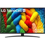 LG 43NANO81A6A 4K NanoCell Smart TV, 43 Zoll mit smarten Funktionen und brillanten Farben