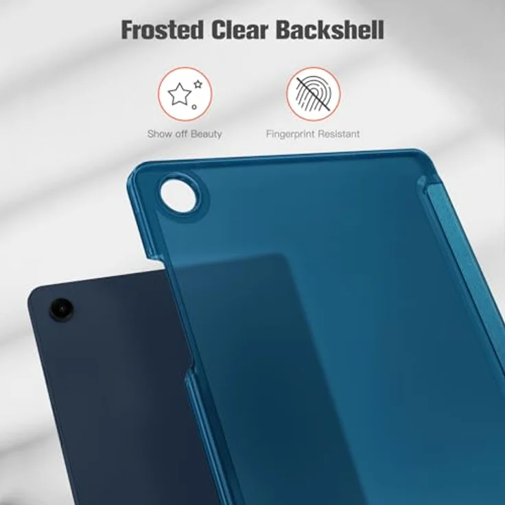 Fintie Hülle für Samsung Galaxy Tab A11+ Plus 11" 2025 / Tab A9+ Plus 11 Zoll 2023, Ultradünn mit Translucent Rückseite, Pfauenblau – Bild 5